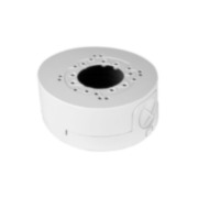 SAM-4359 | Base de montaje y conexiones blanca para cámaras y domos con lente fija, tamaño reducido