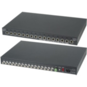 SAM-966 | Récepteur passif 16 canaux pour des installations à câbles structuré standard sont RJ45