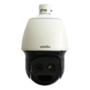 UV-77 | Dôme motorisé IP de 300º/savec éclairage IR de 500 m pour extérieur. CMOS 1/2,8" de 2 MP a 1080p. Zoom optique 33x de 4,5 ~ 148,5 mm. Filtre ICR. OSD,masquage, triple stream. Onvif. 255 pré-réglages. 1 entrée d'audio. 2 entrées / 1 sortie d'alarme. RS485. IP66. Micro SD. IRanti-réflecteur, la fonction d'enlèvement de la neige, le système de dissipateur de chaleur, le contrôle de température intelligent. 24V CA (alimentation inclus)