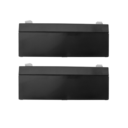 COFEM-171|Set di 2 batterie Cofem da 12V CC e 2Ah per sistemi di rilevazione e allarme antincendio
