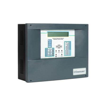 COFEM-40 | Central direccionable COsensor ZafirCO de detección de monóxido de carbono de 3 zonas y 25 detectores de CO + 25 detectores NO2 por zona. Diseñada según la norma europea EN 50545-1 y certificada UNE 23300.