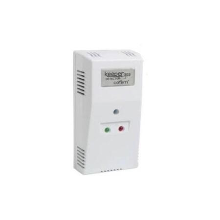 COFEM-56 | Detector de gas COFEM para uso doméstico, autónomo, con posibilidad de conexión a la red eléctrica (220-230V), con indicador de funcionamiento, que emite una señal óptica y acústica en caso de alarma. EN50194.