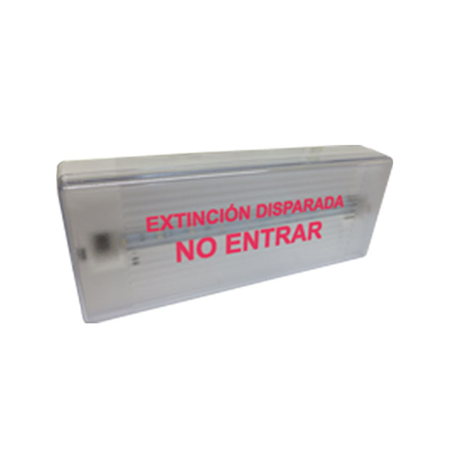 COFEM-70 | COfem alarm light sign. Device with sound and light warning function and informative sticker.
