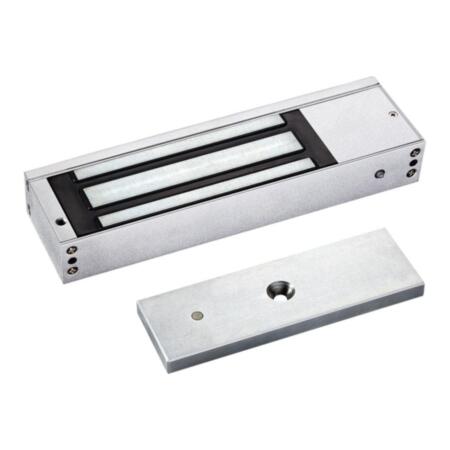 CONAC-673N | Electromagnetic surface retainer for one door with LED. 500 kg retention. Locking of doors with supervision.