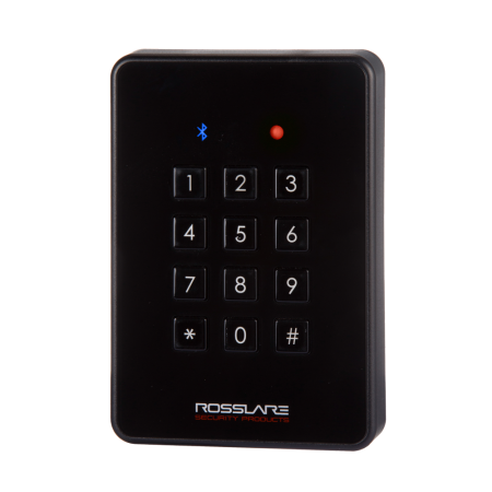 CONAC-764 | ROSSLARE keyboard with CSN SELECT convertible smart card reader. Supports Bluetooth BLE 4.1. Reading range of 7cm (RFID and NFC) and 10cm (Bluetooth BLE 4.1). Read all card formats.