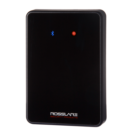 CONAC-768 | ROSSLARE smart card reader CSN SELECT™ . Bluetooth BLE. Range: 4.1. 5~10 cm (RFID and NFC) and 1 to 10 meters (Bluetooth BLE 4.1). Reads all card formats.