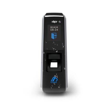CONAC-788|Lector biométrico ViRDI para Control de Acceso y Presencia con lector de tarjetas EM 125KHz y pantalla táctil incorporad