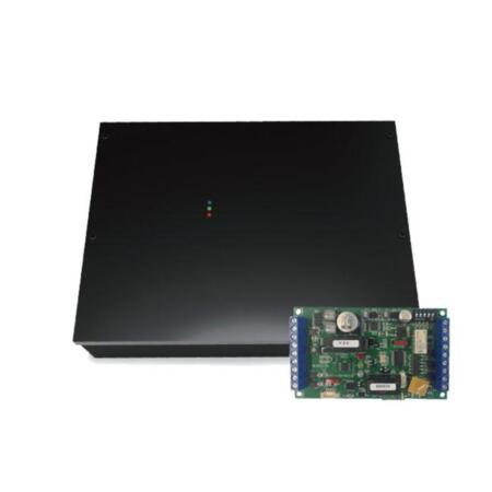 CONAC-804 | Controlador de bloqueo ViRDI compatible con terminales de Control de Acceso. 3 entradas de sensor. 1 salida de relé. Batería de respaldo.