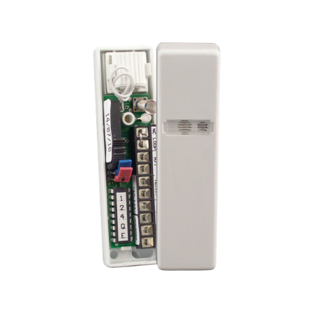 CQR-7 | Mass intertia shock sensor with analyser. Auto learn sensitivity control. Tri-colour LED status indication. Time window pulse count. False alarm discrimination. Slave Sensors: up to 2 shock sensors and/or magnetic contacts