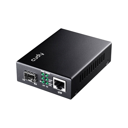 CUDY-76|Convertitore multimediale da Gigabit Ethernet a SFP