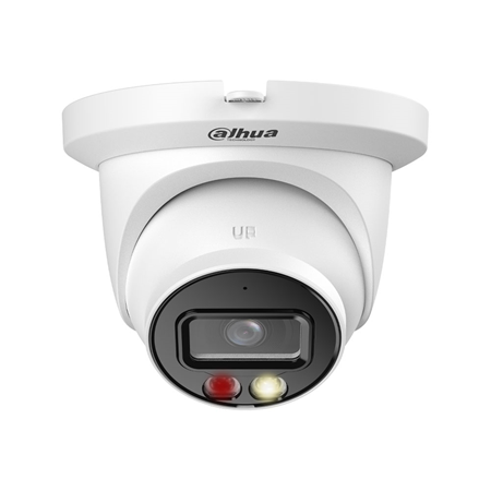 DAHUA-026-V2|Minidomo IP Dahua WizSense 2 de 4MP com Smart Dual Light, SMD Plus e objetiva fixa de 2,8 mm para exterior