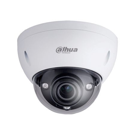 DAHUA-1722-FO | IP dome with IR of 50 m StarLight series, vandal protectionfor outdoors. 1/2,8” CMOS, 2MP. Triple stream. H.265+/H.265/H.264+/H.264. 2MP at 50fps. ICR filter. 0,006 lux F1.6. 2,7~13,5 mm (107°~31°) motor lens. 16X digital zoom. OSD, AWB, AGC, BLC, HLC, WDR 140dB, SSA, 3D-DNR, 4 ROI, defog, mirror, EIS, motion detection  and privacy mask. People counter. IVS. Video output. Audio: 1 in / 1 out. Alarm: 1 in / 1 out. MicroSD slot. Onvif, API. IP67, IK10. 3AXIS. 12V DC / 24V AC. Poe+.
