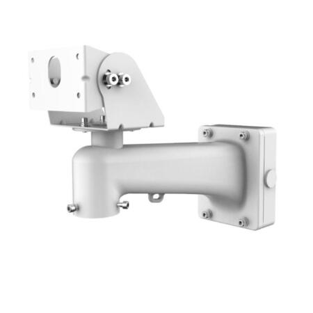 DAHUA-1886 | Link support between Radar detector and PTZ domes. Special for intelligent tracking system by radar and PTZ camera. Aluminum alloy material, reliable load bearing. Cables can be routed from the side with an integral junction box. Available for integrated installation of multi-type radars and PTZ cameras