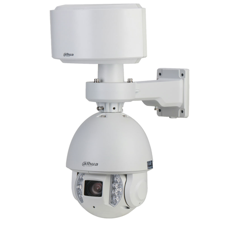 DAHUA-1887 | Sistema de seguimiento inteligente Radar-PTZ Dahua de 50 metros, 120°. Detección continua las 24 horas. 2MP@50ips, H.265+/H.264+. 0,0024 lux, IR 220m. Zoom óptico 33X (6~198 mm). WDR 140dB, 2D/3D-DNR, ROI. Pan&Tilt: 360°@200°/s (H); 90°@120°/s (V); 300 presets, DH-SD y Pelco-D/P. Inteligencia IVS. Autotracking. 1 entrada / q salida de audio. 7 entradas / 2 salidas de alarma. Salida BNC. Ranura MicroSD, RJ45, Onvif, IP67, IK10, Hi-PoE