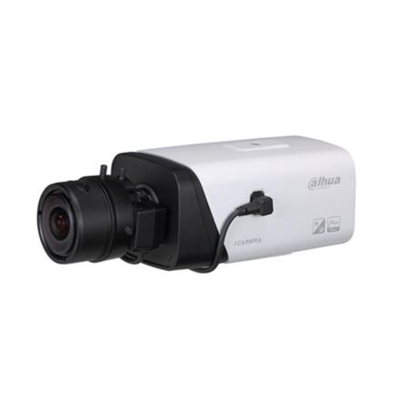 DAHUA-1888-FO | Cámara box IP AI Series color día/noche para interior. CMOS 1/2,8” de 2MP. Triple Stream. Formato H.265+/H.265/H.264+/H.264/MJPEG. Resolución de hasta 1080P a 25ips. Filtro ICR. 0,002 lux. Montura C/CS. OSD, AWB, AGC, BLC, HLC, WDR 120dB, 3D-DNR, 4 zonas ROI, EIS, defog, espejo, videosensor y mascaras de privacidad. Captura facial, atributos de rostros, protección perimetral y conteo de personas. Detección inteligente (IVS). Audio bidireccional. 2 entrada / 1 salida de alarma. Puerto RS485. Ranura MicroSD. Onvif, CGI. 12V CC, 24V CA. PoE. ePoE.