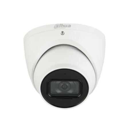 DAHUA-1900-FO | Fixed dome IP AI Series with 50 m Smart IR, for outdoor. CMOS 1 / 2.7 ”of 5MP. Triple Stream H.265 + / H.265 / H.264 + / H.264 / MJPEG format. Resolution up to 5MP at 20ips. ICR filter 0.005 lux F1.6. 2.8 mm fixed optics. 16X digital zoom OSD, AWB, AGC, BLC, HLC, WDR 120dB, 3D-DNR, 4 ROI zones, mirror, videosensor and privacy masks. Facial capture, face attributes, perimeter protection and people counting. Intelligent Detection (IVS). It incorporates microphone. MicroSD slot Onvif, CGI, P2P. IP67 3AXIS. 12V DC PoE