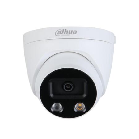 DAHUA-1910-FO | StarLight IP dome Ai sereis with IR up to 50 m for outdoors. 1/2.7" CMOS 5MP. Triple stream. H.265 + / H.265 / H.264 + / H.264. 5MP at 20fps. ICR filter. 0,005 lux F1.6. 2,8 mm lens (102 °). OSD, AWB, AGC, BLC, HLC, WDR 120dB, 3D-DNR, 4x ROI, defog, mirror, motion detection and privacy mask. Perimeter protection and people counter. IVS. MicroSD slot. Onvif, API. IP67. 3AXIS. 12V DC. PoE