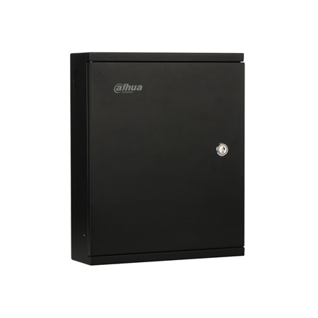 DAHUA-1970 | Dahua access controller for 4 1-way doors. TCP / IP communication. RS-485 and Wiegand 26/34 reader interface. Up to 200,000 users / cards and 150,000 events. Unlocking by card, code, fingerprint and combinations. Antipassback and multiple blocking. Web server. Built-in RTC. Watchdog function
