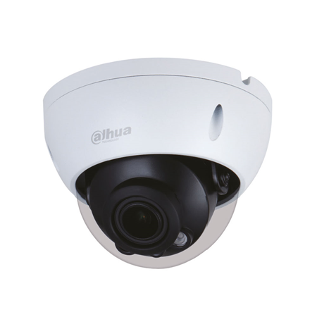 DAHUA-1988N-FO | Dahua IP Dome. 2MP@25ips, H.265+/H.264+. ICR, 0.002 lux, Smart IR 40m. Motorized optics 2.7~13.5 mm. WDR 120dB, 3D-NR, 4 ROIs. IVS intelligence. MicroSD slot, RJ45, Onvif, IP67, IK10, 3AXIS, PoE.
