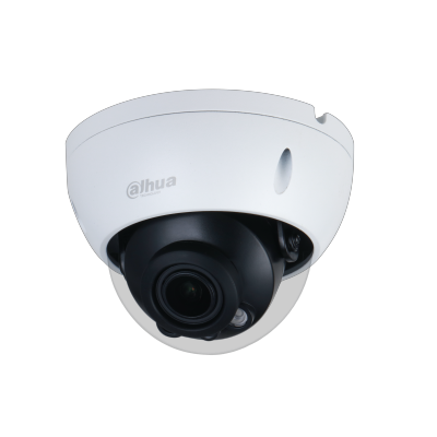 DAHUA-1997-FO | Dahua IP vandal dome Lite series with Smart IR 40 m vandal-proof outdoor. 1/2.7” CMOS, 5 MP. H.265 / H.264. Dual Stream Resolution up to 5MP. 2.7 ~ 13.5 mm motor lens (H: 100 ° ~ 26 °, V: 72 ° ~ 20 °). 0.008 Lux @ F1.5. ICR filter OSD, AWB, AGC, real WDR 120dB, 3D-DNR, ROI, video sensor and privacy masks, mirror mode. IVS. MicroSD slot Onvif. IP67, IK10, Lightning-proof 2KV. 3AXIS. 12V DC PoE
