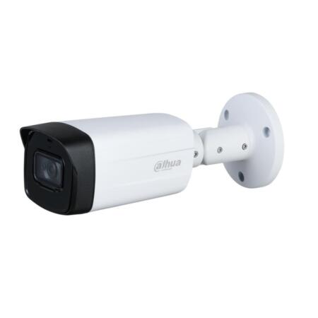 DAHUA-2021 | 4-in-1 Dahua bullet camera PRO series with Smart IR of 80 m, for outdoors. 1/2.7" CMOS of 8MP. 4 in 1 output (HDCVI / HDTVI / AHD / 960H) switch from OSD. 3.6 mm lens (87 °). 0.03 lux. ICR filter OSD, AWB, AGC, BLC, HLC, WDR 120dB, 2D / 3D-DNR, defog, mirror, privacy masks. IP67 3AXIS. 12V DC