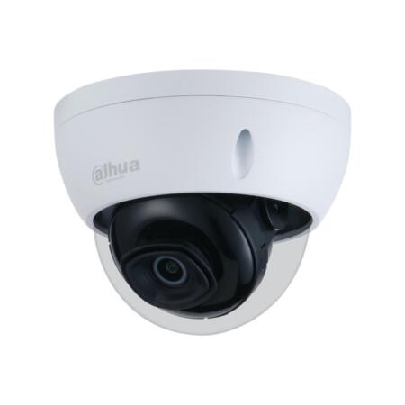 DAHUA-2066-FO | Domo fijo IP Dahua StarLight con Smart IR de 50 m, antivandálico para exterior. CMOS 1/2,8” de 2MP. Triple Stream. Formato H.265/H.264/MJPEG. Resolución de hasta 1080P a 25ips. Filtro ICR. 0,002 lux F1.6. Óptica fija de 2,8 mm (106°). OSD, AWB, AGC, BLC, HLC, WDR 120dB, 3D-DNR, 4 zonas ROI, espejo, videosensor y mascaras de privacidad. Detección inteligente (IVS). Ranura MicroSD. Onvif, CGI, P2P, Milestone. IP67, IK10. 3AXIS. 12V CC. PoE.