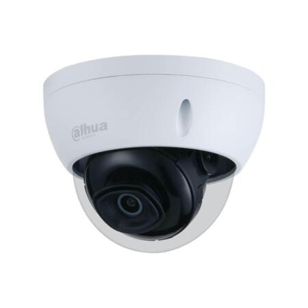 DAHUA-2068-FO | Domo fijo IP Dahua StarLight con Smart IR de 50 m, antivandálico para exterior. CMOS 1/2,7” de 5MP. Triple Stream. Formato H.265/H.264/MJPEG. Resolución de hasta 5MP a 20ips. Filtro ICR. 0,005 lux F1.6. Óptica fija de 2,8 mm (98°). OSD, AWB, AGC, BLC, HLC, WDR 120dB, 3D-DNR, 4 zonas ROI, espejo, videosensor y mascaras de privacidad. Detección inteligente (IVS). Ranura MicroSD. Onvif, CGI, P2P, Milestone. IP67, IK10. 3AXIS. 12V CC. PoE.
