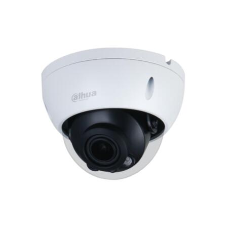 DAHUA-2075-FO | Domo fijo IP Dahua StarLight con Smart IR de 40 m antivandálio para exterior. CMOS 1/3” de 4MP. Triple Stream. Formato H.265/H.264/MJPEG. Resolución de hasta 4MP a 25ips. Filtro ICR. 0,005 lux F1.5. Óptica motorizada de 2,7 ~ 13,5 mm (104°~27°). OSD, AWB, AGC, BLC, HLC, WDR 120dB, 3D-DNR, 4 zonas ROI, espejo, videosensor y mascaras de privacidad. Detección inteligente (IVS). Ranura MicroSD. Onvif, CGI, P2P, Milestone. IP67, IK10. 3AXIS. 12V CC. PoE.