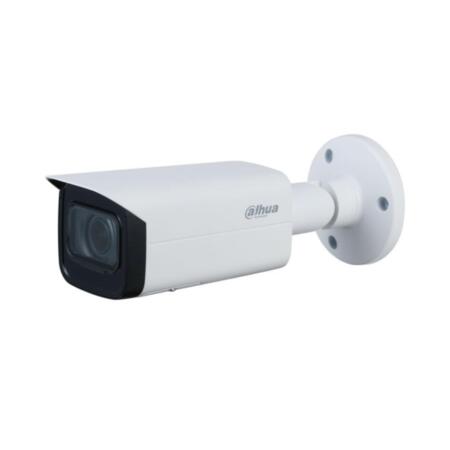 DAHUA-2085-FO | Telecamera bullet IP Dahua StarLight con Smart IR di 60 m per esterno. CMOS 1 / 2.8 "da 2 MP. Doppio flusso. Formato H.265 / H.264 / MJPEG. Risoluzione fino a 1080P a 25 ips. Filtro ICR. 0,002 lux F1.6. Obiettivo motorizzato 2,7 ~ 13,5 mm. OSD, AWB, AGC, BLC, HLC, WDR 120dB, 3D-DNR, 4 zone ROI, specchio, sensore video e maschere privacy. Rilevamento intelligente (IVS). Audio a due vie. 1 ingresso allarme / 1 uscita. Slot per microSD. Onvif, CGI, P2P. IP67. 3AXIS. 12V DC. PoE.