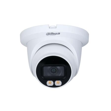 DAHUA-2221-FO | Dome fisso Dahua StarLight IP con illuminazione bianca da 30 m per uso esterno. CMOS 1 / 2,7 "da 5 MP. Triple Stream. Formato H.265 + / H.265 / H.264 + / H.264 / MJPEG. Risoluzione fino a 5 MP a 20 ips. Filtro ICR. 0,003 lux. Ottica fissa da 2,8 mm (98 °). OSD, AWB, AGC, BLC, HLC, WDR 120dB, 3D-DNR, 4 zone ROI, specchio, sensore video e maschere privacy. Rilevamento intelligente (IVS). Incorpora un microfono. Slot per microSD. Onvif, CGI, P2P, Milestone. IP67. 3AXIS. 12V DC. PoE.