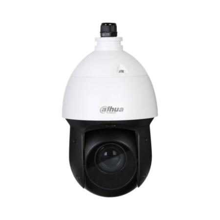 DAHUA-2232 | Domo motorizado HDCVI día/noche de 200°/seg., con iluminación IR de 100 m para exterior. CMOS 1/2,8” Sony® STARVIS™ de 2MP. Resolución 1080P (25 ips), 720P (25/50 ips). Salida dual (HDCVI / 960H). Zoom óptico 25X de 4,8~120 mm (H: 58,5°~2,8°). Zoom digital 16X. Filtro ICR. OSD, AWB, AGC, BLC, HLC, WDR real 120 dB, 2D/3D-DNR, 24 mascaras de privacidad. 300 presets DH-SD, Pelco-D/P. 1 entrada de audio. 2 entradas / 1 salida de alarma. IP66. 12V CC. Incluye soporte de pared. No incluye alimentador.