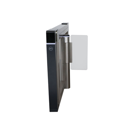 DAHUA-2287 | Dahua Access Control Barrier. Left motor, right barrier, 1 reader. Integrated access control module, turnstile control module, alarm module. IC card reading function. RS485 and RS232 wired system. Stainless steel cabinet with a thickness of 2 mm. Applicable to outdoor environments such as industrial parks, office buildings, schools, factories, CBD, residential areas and more. Supports fingerprint sensor modules, barcode reader, and facial recognition modules (sold separately)