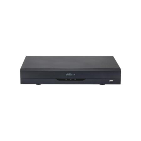 DAHUA-2605-FO | Dahua 5 in 1 XVR with 8 channels HDCVI / HDTVI / AHD / CVBS + 4 channels IP 6MP (added to the BNC inputs). BNC inputs can be converted to IP. AI / H.265 + / H.265 / H.264 + / H.264 format. 8 inputs / 1 RCA audio output. Plays 8 channels 1080P. 64 Mbps. Recording 5M-N (10 ips), 4M-N, 1080P (15 ips), 1080N, 720P, 960H, D1, CIF (25 ips). HDMI output at 4K and VGA at 1080P. 2 channel perimeter protection. 2-channel face detection. 8-channel SMD Plus. POS and IoT functions. 8 inputs / 3 alarm outputs. Up to 1 SATA HDD up to 10TB. RJ45. Onvif, CGI, P2P, DDNS. 2 USB, 1 RS485. 12V DC. Desktop.