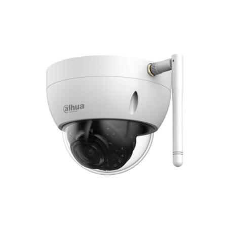 DAHUA-2629-FO | Mini dome IP Wi-Fi Dahua con Smart IR di 30m, antivandalo per esterno. Formati H.265 +, H.265, H.264 +, H.264, MJPEG. CMOS da 1/3 "di 4 megapixel. Doppio flusso. Risoluzione fino a 4MP @ 20IPS. Ottica fissa da 2,8 mm (97 °). Filtro ICR. AWB, AGC, BLC, HLC, WDR Digital, 3D-DNR, ROI, sensore video e maschere privacy. Slot per microSD. Onvif. IP67, IK10. 12V DC.