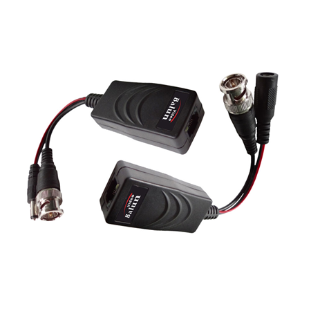 DAHUA-2630 | Pack de 2 émetteurs-récepteurs passifs DAHUA 1 canal. Passif, ne nécessite pas d'alimentation. Excellentes capacités anti-surtension, antistatiques et anti-interférences. Compatible avec les formats vidéo CVI, TVI, AHD et CVBS. Résolution vidéo: 4MP, 1080P, 720P. 0 ~ 100 mètres de transmission. Utilisez un seul câble réseau (UTP CAT5E / 6) pour une transmission en temps réel et sans décalage. Boîtier en plastique ABS. 12V ~ 15V DC (pour alimenter la caméra)
