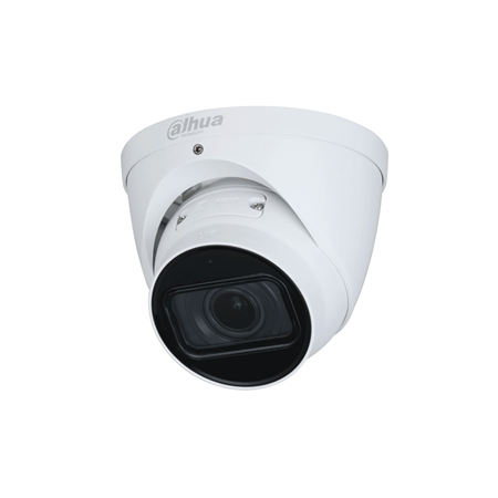 DAHUA-2640-FO | Dahua WizMind IP fixed dome with smart IR of 40 m for outdoor. 1 / 2.7 ”CMOS of 5MP. Triple Stream. H.265 + / H.265 / H.264 + / H.264 / MJPEG format. Resolution up to 5MP at 20ips. ICR filter. 0.005 lux F2.0. 2.7 ~ 13.5mm varifocal motorized lens. OSD, AWB, AGC, BLC, HLC, WDR 120dB, 3D-DNR, 4 ROI zones, mirror, video sensor and privacy masks. Face capture, face attributes, perimeter protection, and people counting. Intelligent detection (IVS) and heat map. Incorporates micron. MicroSD slot. Onvif, CGI, P2P. IP67. 3AXIS. 12V DC. PoE.