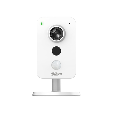 DAHUA-2650-FO | Dahua 2MP WiFi IP compact camera with 10m infrared illumination for indoor use. Supports PIR. 1 / 2.7 ”CMOS of 2MP. Dual stream. H.265 / H.264 / MJPEG format. 1080P resolution at 25ips. ICR filter. 0.215 lux F2.0. 2.8 mm (102 °) fixed lens. AWB, AGC, BLC, HLC, digital WDR, 3D-DNR, 4 ROI zones, mirror, video sensor and privacy masks. MicroSD slot. Onvif, CGI. 2AXIS. 12V DC.