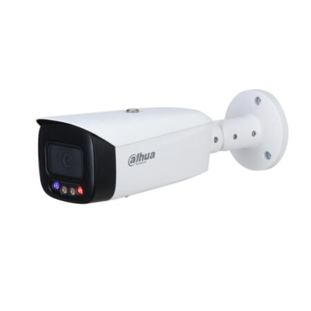 DAHUA-2690-FO | Telecamera bullet IP Full-Color Dahua con deterrenza attiva 40 m Illuminazione bianca intelligente per esterni. CMOS 1 / 2,8 "da 2 MP. Triple Stream. Formato H.265 + / H.265 / H.264 + / H.264 / MJPEG. Risoluzione fino a 1080P a 25 ips. 0,0015 lux F1.0. Ottica fissa da 2,8 mm (107 °). OSD, AWB, AGC, BLC, HLC, WDR 120dB, 3D-NR, 4 zone ROI, specchio, sensore video e maschere privacy. Protezione perimetrale. SMD Plus. Rilevamento intelligente (IVS). Audio a due vie. Incorpora microfono e altoparlante. 1 ingresso allarme / 1 uscita. Slot per microSD. Onvif S / G / T, CGI, Milestone, P2P, SDK e API. IP67. 3AXIS. 12V DC. PoE.