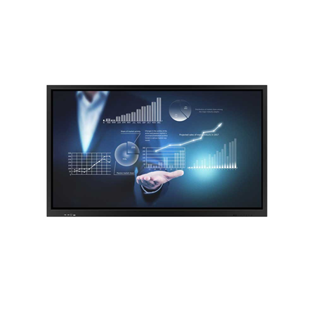 DAHUA-2719 | Dahua smart interactive whiteboard. 75 "ultra HD display. Aluminum housing, 4mm thick tempered glass with anti-glare function. Integrated Android system (Windows optional). Detachable design, separate PC module and display. Infrared touch technology, supports 20-point writing and 20-point touch Screen sharing, ideal for presentations Rich interface, Plug & Play