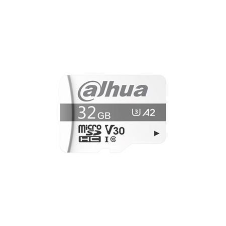 DAHUA-2757 | 32GB Dahua MicroSD card. High quality memory and precise manufacturing. High speed and stable performance. High compatibility. High speed transmission up to 100MB / sec. Write speed up to 60MB / sec. Resistant to high and low temperatures, waterproof, antimagnetic and protected against X-rays. It adapts to a variety of environments.