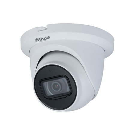 DAHUA-2809 | Dahua 4 in 1 fixed dome PRO series with Smart IR of 60 m for outdoor. 1 / 2.7 ”CMOS of 5MP. 4 in 1 output (HDCVI / HDTVI / AHD / 960H) switchable by OSD. 2.8 mm (111 °) fixed lens. 0.005 lux. ICR filter. OSD, AWB, AGC, BLC, HLC, digital WDR, 2D-NR, privacy masks. It incorporates a microphone. IP67. 3AXIS. 12V DC.