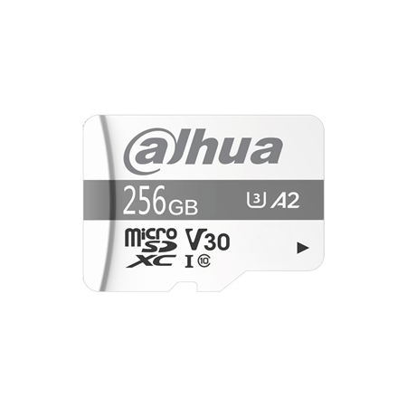 DAHUA-2861 | 256GB Dahua MicroSD card. Strong compatibility, support all kinds of digital products. Support 4K video recording, high definition image, recording at any time. Waterproof, temperature resistant, antimagnetic and withstands X-rays in case of safety inspections