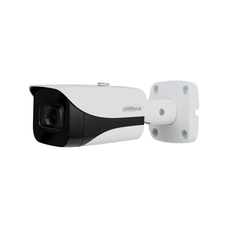 DAHUA-2876 | 4 in 1 bullet camera PRO series with Smart IR of 40 m for outdoor. 1 / 2,8 ”CMOS of 2MP. 4 in 1 output (HDCVI / HDTVI / AHD / 960H) switchable via DIP switch. 2.8 mm (110 °) fixed lens. 0.004 lux. ICR filter. OSD, AWB, AGC, BLC, HLC, WDR 120dB, 2D / 3D-NR. Audio input, incorporates microphone. IP67. 3AXIS. 12V DC.