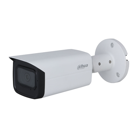 DAHUA-2926 | Cámara bullet 4 en 1 serie PRO con Smart IR de 80 m para exterior. CMOS 1/2,7” de 5MP. Salida 4 en 1 (HDCVI / HDTVI / AHD / 960H) conmutable mediante DIP switch. Óptica fija de 3,6 mm (92°). 0,001 lux. Filtro ICR. OSD, AWB, AGC, BLC, HLC, WDR 120dB, 2D/3D-NR, máscaras de privacidad. Incorpora micrófono. IP67. 3AXIS. 12V CC.