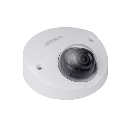 DAHUA-2940-FO | Dome mobile IP speciale per veicoli con Smart IR 20m antivandalo adatta per uso esterno. Formato H.265 + / H.265 / H.264 + / H.264 / MJPEG. CMOS da 1 / 2,8 ", 2 megapixel. Doppio flusso. Risoluzione fino a 1080P @ 25 ips. Ottica fissa da 2,8 mm (H: 110 °; V: 58 °). Zoom digitale 16X. Filtro ICR. OSD, AWB, AGC, BLC, HLC, real WDR (120 dB), 3D-DNR, 4 zone ROI, specchio, sensore video e maschere per la privacy. Funzioni di rilevamento video intelligente (IVS). Microfono incorporato. Slot per microSD. Onvif. IP67, IK10. 12V DC. PoE.
