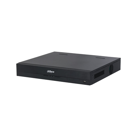 DAHUA-2947-FO | XVR 5 in 1 Dahua WizSense 16 canali HDCVI / HDTVI / AHD / CVBS + 16 canali IP 12MP (aggiunti agli ingressi BNC). Gli ingressi BNC possono essere convertiti in IP. Formato AI / H.265 + / H.265 / H.264 + / H.264. Audio bidirezionale. 4 ingressi audio / 1 uscita. Riproduce 16 canali. 128 Mbps. Registrazione 8MP (7 ips), 6MP (10 ips), 5MP (12 ips), 4K-N, 4MP, 3MP (15 ips), 4M-N, 1080N, 720P, 960H, D1, CIF (25 ips ). 2 uscite HDMI (4K + 1080P), uscita VGA (1080P), uscita BNC. Protezione perimetrale a 2 canali. Riconoscimento facciale a 2 canali. SMD Plus a 16 canali. 16 ingressi allarme / 6 uscite. Supporta 4 HDD SATA fino a 10 TB. Porta ESATA. Gigabit RJ45. Onvif, CGI, P2P, DDNS. 3 USB, 1 RS485, 1 RS232. 220V AC. Scrivania, rack 1.5U.