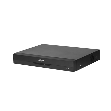 DAHUA-2948N-FO | XVR 5 in 1 Dahua 4ch 8MP. AI / H.265 + / H.265 formats. 4 BNC HD channels + 4 IP channels. 8MP @ 7ips recording. 64 Mbps incoming bandwidth. HDMI 4K and VGA 1080P outputs. Two-way audio. Perimeter protection, SMD Plus, facial recognition, IoT and POS. Supports 1 HDD 10TB, 1 RJ45, 2 USB, 1 RS485