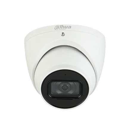 DAHUA-2970-FO | Dahua WizMind 50m outdoor fixed IP dome with Smart IR. CMOS 1/1.8" 4MP. 3 streams. Smart H.265+, Smart H.264+, H.265, H.264, MJPEG format. Resolution up to 4MP at 25ips. ICR filter. 0.002 lux F1.6. 2.8 mm (113°) fixed optics. OSD, AWB, AGC, BLC, HLC, WDR 120dB, 3D-DNR, 4 ROI zones, Defog, mirror, video sensor and privacy masks. Face detection, perimeter protection, people counting. Intelligent detection (IVS). Heat map. Built-in microphone. MicroSD slot. Onvif, CGI, P2P. IP67. 3AXIS. 12V DC. PoE. ePoE