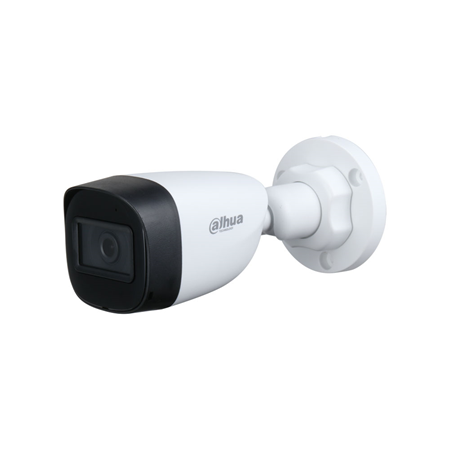 DAHUA-2992 | Telecamera bullet fissa Dahua 4 in 1 con Smart IR di 30 m per uso interno. 1/2,7” CMOS da 2MP. Uscita 4 in 1 (HDCVI / HDTVI / AHD / 960H) commutabile da OSD o da telecomando DAHUA-498. Ottica fissa da 2,8 mm (107°). 0,002 lux. filtro ICR. OSD, AWB, AGC, BLC, HLC, WDR 130dB, 3D-NR, maschere per la privacy. Incorpora un microfono. 3ASSI. 12V CC