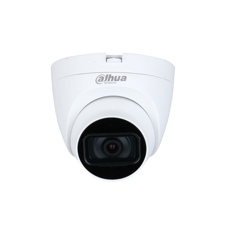 DAHUA-3005 | Domo fijo Dahua 4 en 1 serie PRO con Smart IR de 25 m para interior. CMOS 1/2,7” de 5MP. Salida 4 en 1 (HDCVI / HDTVI / AHD / 960H) conmutable. Óptica fija de 2,8 mm (111°). 0,005 lux. Filtro ICR. OSD, AWB, AGC, BLC, HLC, WDR digital, 2D-NR, máscaras de privacidad. Incorpora micrófono. IP50. 3AXIS. 12V CC
